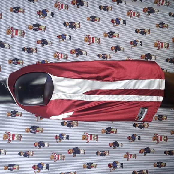 Vintage Team Nike Alabama #4 union made in the USA Crimson med basketball jersey - Picture 3 of 9